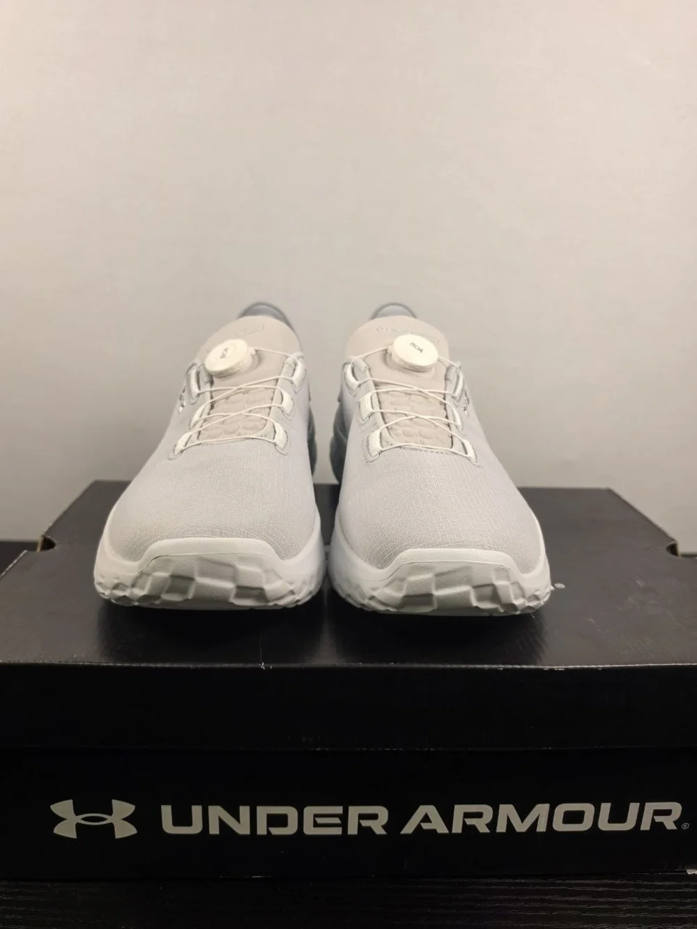 Under Armour Men’s White Performance Dial-Lace Sneakers